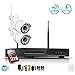 Produktbild SSCJ Wireless CCTV-Kamerasystem 2-Kanal-1080P-Wireless-CCTV-Systeme mit 2pcs 1080P 2.0MP Wireless-IP-Kugel-CCTV-Kameras 2TB-Überwachungsfestplatte,2TBHardDrive
