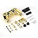 Produktbild Full Housing Shell Case Skin Cover Button Set with Full Buttons Mod Kit Replacement For Playstation 4 PS4 Controller Gold Sliver