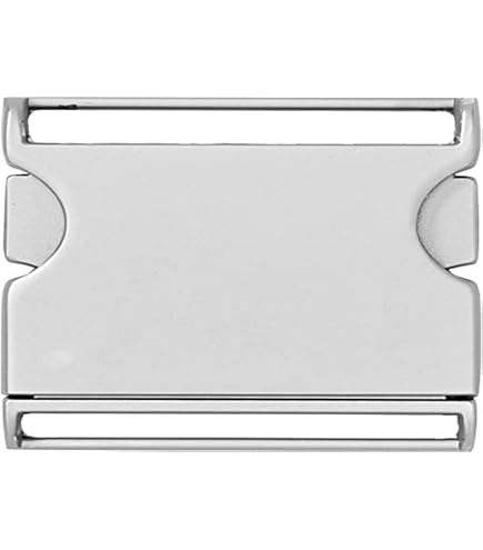 Tatonka SR-Buckle - Chiusura A Scatto Di Ricambio Per Zaini E Borse In Nylon 6.6 - Larghezza Cinghia Da Verificare