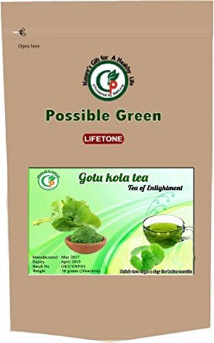 Gotu Kola Herbal Tea For Healthy Brain and Lifestyle centella herb 20 Bags 40g