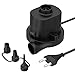 Produktbild Elektrische Luftpumpe Tragbare Quick-Fill Elektropumpe Inflator Deflator für Inflatables Luftmatratze Kissen Floßbett Boot Pool Spielzeug Schwimmring Camping, 150W Elektrische Pumpe mit 3 Luftdüse