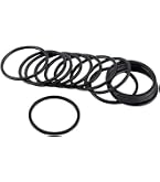 5 Entretoises De Jeu De Direction Vélo Carbone 1 1/8″ 1mm – ABSOPRO BFit Noir Brillant