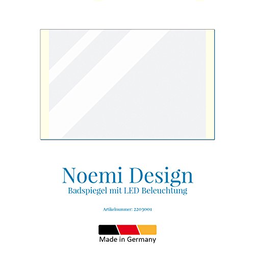 Noemi – LED Badspiegel mit Beleuchtung – (B) 80 cm x (H) 60 cm - 3