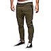 Produktbild TEELONG Hosen Herren Freizeit Herbst Winter Cotton Print Hip Hop Sporthosen Joggers Hose Jogginghose Trainingshose Trainingsanzüge Overalls Fleece-Hose(XL, Armee grün)
