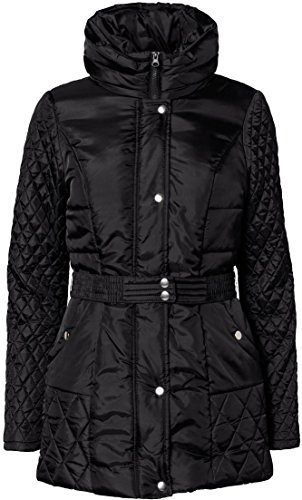 Vero Moda Ludo Padded Jacket with Belt Black - XS (UK 8)