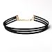 8 Pieces Choker Necklace,VALUE MAKERS Black Classic Velvet Stretch Gothic Tattoo Lace for Women Girls