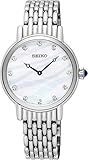 Seiko Damen Analog Quarz Uhr mit Edelstahl Armband SFQ807P1