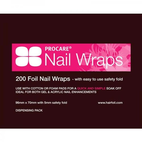 Procare 200 Remover Nail Wraps For CND Shellac And GELeration