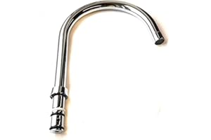 TML Compatible Chrome Swan Neck Spout Fits 1306R Franke Howdens Lamona Abode CDA Roux John Lewis San Marco Carron Phoenix Rangemaster John Lewis Kitchen Taps with 1239R O'Rings SMR