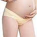 FEITONG New Cotton Maternity Panties Low-Waist Underwear (XXL, Yellow)