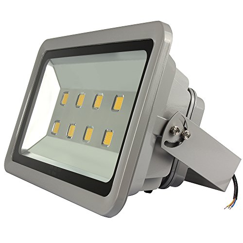 500 Watt LED Flutlicht Super Hell 50000LM Fluter Wasserdicht IP 66 Warmweiß Scheinwerfer Außenstrahler für Garten Hof Dock - 5