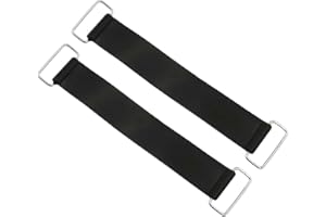 MOLZINY 2 Stück elastisches Gummiband für Batterie-Riemen Rutschfeste Gürtel für Motorrad-Batteriehalterung Montage für Motorräder