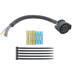 CARROFIX Replacement USCAR 7-Way Connector Wiring Harness for Factory Tow Package 15-Inch Wires, OEM 7 Pin Trailer Wiring