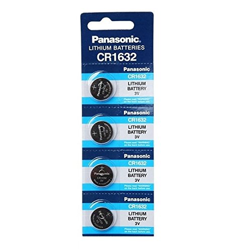 Panasonic CR1632 CR 1632 3v Coin Lithium Battery, Remote Keyless Entry Transmitter FOB Battery 4PCS
