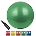 Produktbild Universal Gymnastikball Sitzball BOBBY in verschiedenen Größen und Farben Gymnastikball mit Pumpe berstsicher bis 300 kg, Farbe:Natural Green, Durchmesser:65 cm