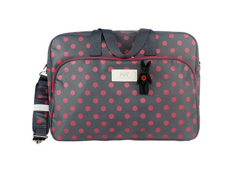 My Share Mall Original KRWINGHOUSE Large Capacity Waterproof Messenger Shoulder Bag Handbag Laptop bag for Mummy and Daddy(Grey)