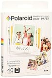 papel fotografico polaroid 2x3 Resistente al agua - resistente a las manchas; reproduce millones de colores vibrantes y de alta resolución