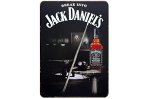 Ducomi Quadri Vintage Targhe Metallo Decorative Cucina e Casa - Targa 20 x 30 cm con Stampe Americane Decorazione Muro Parete - Quadro Metallico Appendere - Poster Arredo Soggiorno (Drinks 10175)