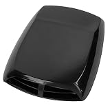 Cucharada capucha de ventilacion de flujo de aire - SODIAL(R)Capucha cubierta de ventilacion de capo de turbo entrada de flujo de aire de coche universal Negro