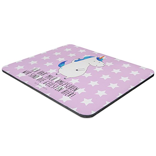 Mr. & Mrs. Panda Mauspad Druck Einhorn Mann – 100% handmade in Norddeutschland – Einhorn, Einhörner, Unicorn, cool, Mann, Freundin, Familie, bester Freund, BFF, Party, hübsch, beste Mouse Pad, Mousepad, Computer, PC, Männer, Mauspad, Maus, Geschenk, Druck, Schenken, Motiv, Arbeitszimmer, Arbeit, Büro Einhorn, Einhörner, Unicorn, cool, Mann, Freundin, Familie, bester Freund, BFF, Party, hübsch, beste - 2