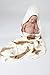 Cuddledry Baby Apron Bath Towel Cowprint