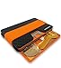 Produktbild ORANGE EDITION AARÁNDANO™ Carbon slim-wallet mit orangener CoinCard - Kredikartenetui mit Münzfach und Geldklammer - RFID/NFC - Schutz Etui