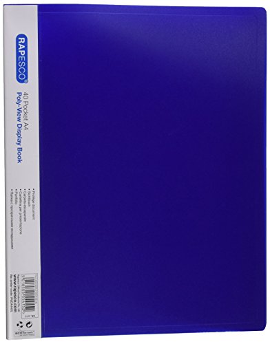 Rapesco Documentos - Carpeta de presentaci n A4con 40 bolsillos color azul reviews Rapesco Documentos - Carpeta de presentaci n A4con 40 bolsillos color azul