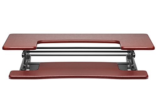 Halter ED-600 Preassembled Height Adjustable Desk Sit / Stand Elevating Desktop - Cherry