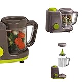 vaporera y batidora philips avent La taza del dispositivo tiene una capacidad de 0.5 litros y un temporizador se puede ajustar en 30 minutos.