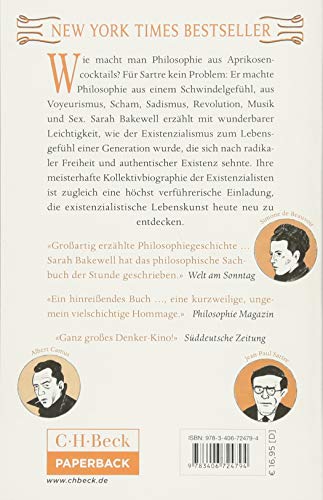 Book's Cover of Das Café der Existenzialisten: Freiheit, Sein und Aprikosencocktails