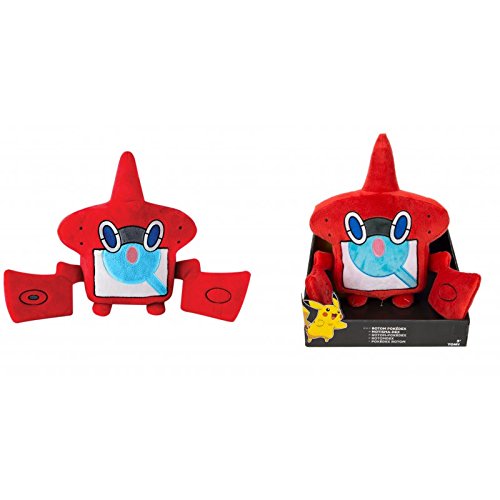 Preisvergleich Produktbild XL Pokemon Plüschtier / Kuscheltier / Pokemonfigur Rotom - Pokédex / Rotomdex / Motisma-Dex ca. 23 cm