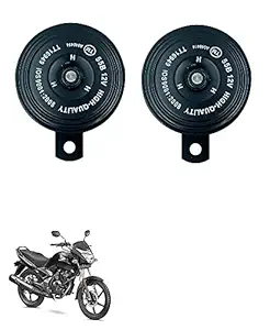 Znee Smart Motorcycle Horn Loud Sound Waterproof 12V 110DB (Set of 2) for Honda CB Unicorn 150