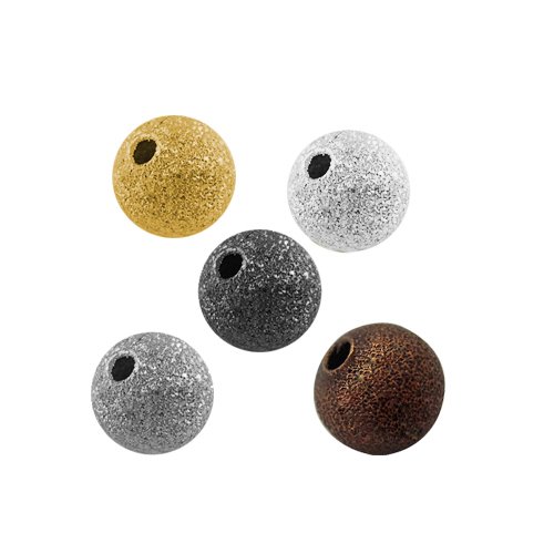 Charming Beads Pacco 100+ Misto Ottone 4mm Distanziatore Tondo Perline HA01890