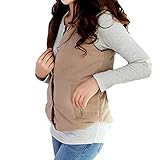 iHENGH Neujahrs Karnevalsaktion Damen Herbst Winter Bequem Mantel Lässig Mode Jacke Frauen Mit Kapuze Weste Outwear Dame Warme Mantel Lange Dicke Baumwolle Gefütterte Dünne Jacke
