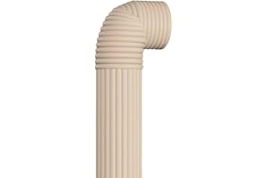 Feegow Rohrisolierungsschlauch – Isolierungsrohr mit Frostschutzstreifen – Rohrisolierung/Lagging/Verkleidung – 2 m Länge (Beige)