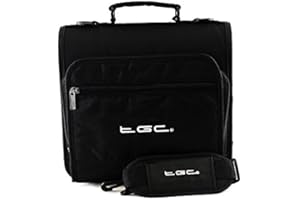 New Shoulder Carry Case Bag for the SDVD1030 10" Portable Swivel Screen DVD Player by TGC ® (Jet Black)
