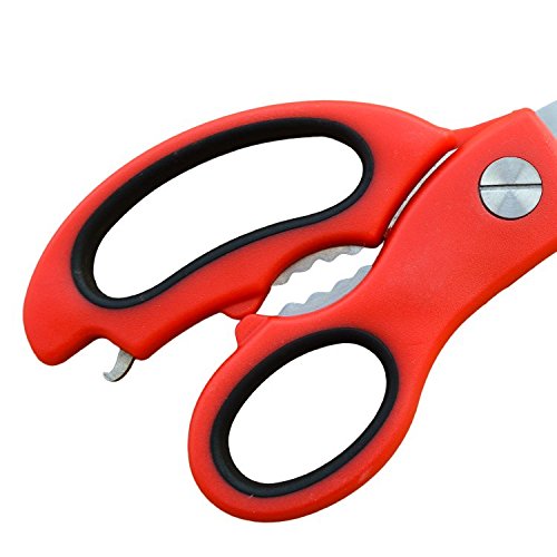 New Arrival kacenda Starke und langlebige Mehrzweck-Küche Scheren/Dosenöffner/Nussbaum Clip, gute Schere für Haushalt/Küche, 23 x 9,5 cm - 4