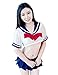 Produktbild YUANMO Schulmädchen Kostüm Sexy Dessous Set Sailor Uniform Kleid Cosplay Student Schmetterling Uniform Kostüme Outfit mit Strümpfen
