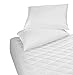 •ROHILinen• Silky Smooth 200 thread count Egyptian Cotton Quilted Mattress Protector, Extra Deep, Double Bed