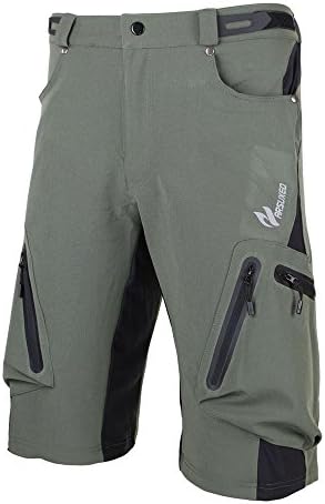 CZUP Outdoor Mountian Bike MTB Shorts Cycling Bicycle Loose Short-Pants UP-A016 Army Green XL