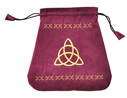 Preisvergleich Produktbild Lo Scarabeo - Tarotbeutel: Tarotbeutel Dreifache Göttin Charmed Kunststoff-Schutzhülle