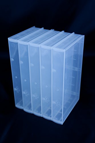 VHS Video-Kassetten Hülle, Buchhülle transparent, transparent (20 Stück) - 4