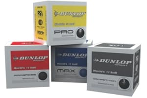 Dunlop Lot de 3 balles de squash Différents coloris disponibles