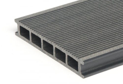 Preisvergleich Produktbild WPC Terrassendiele Hohlkammer - Anthrazit Terrasse Holz