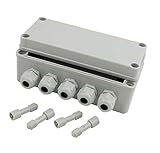 2 orificios de entrada a 5 salidas para cable de 8 a 13 mm, tamaño de la guirnalda de conector: 28 x 40 mm.