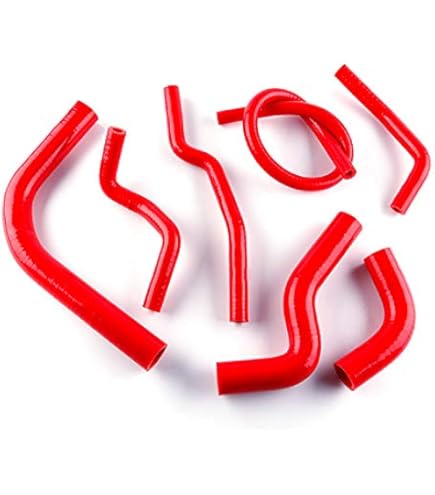 3-teiliges Silikon Kühlerschlauch Set - Für KX80 KX85 KX100 Motorräder Blau