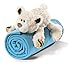 Produktbild Nici 36979 - Fleecedecke, 180 x 110 cm mit 3D Bär - liegend, 30 cm, creme/braun