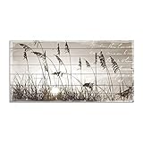 shabby bilder zum ausdrucken Leicht anzubringen Cuadros Lifestyle Wandbild aus Holz  Holzbild  Shabby-Look  Landhaus  Pflanzen  Vintage  Geschenk, Größe:ca. 100x50 cm