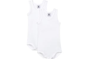 Petit Bateau Body Sin Mangas (Pack de 2) para Bebés