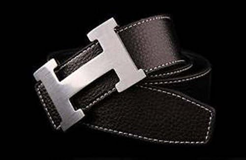 maglammaglam Men's Belt silver buckle/black